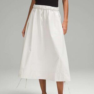 Lululemon High-Low Side Slit Super-High-Rise Skirt Bone